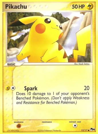 Pikachu Pokémon card #13