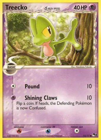 Treecko δ Pokémon card #15