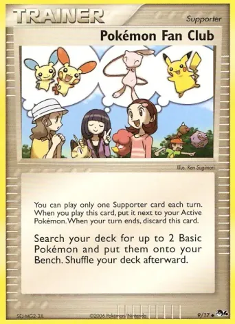 Pokémon Fan Club Pokémon card #9