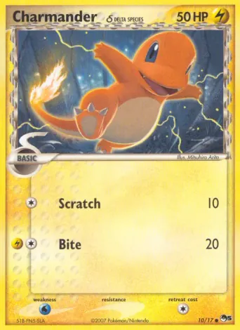 Charmander δ Pokémon card #10
