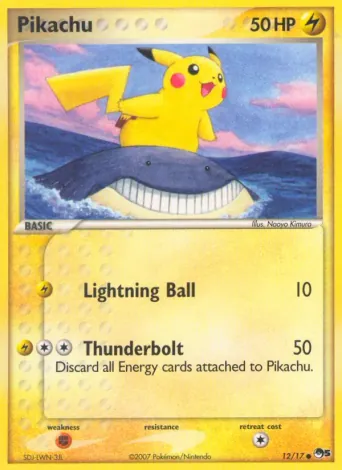 Pikachu Pokémon card #12