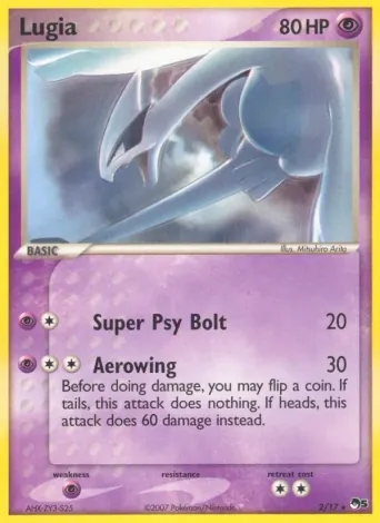 Lugia Pokémon card #2