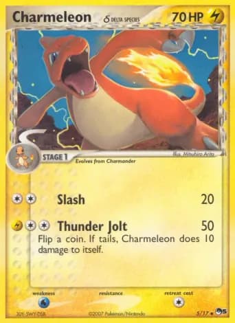 Charmeleon δ Pokémon card #5