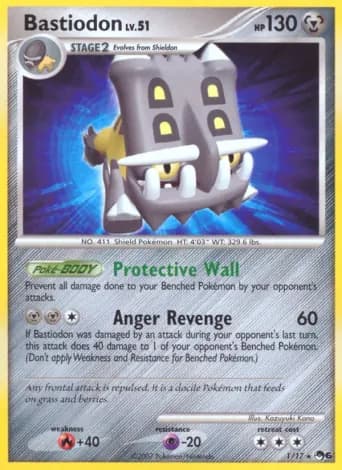 Bastiodon Pokémon card #1