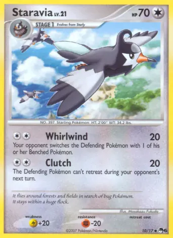 Staravia Pokémon card #10