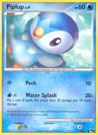 Piplup Pokémon card #15