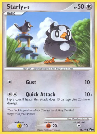 Starly Pokémon card #16