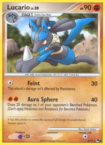 Lucario Pokémon card #2