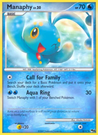 Manaphy Pokémon card #3
