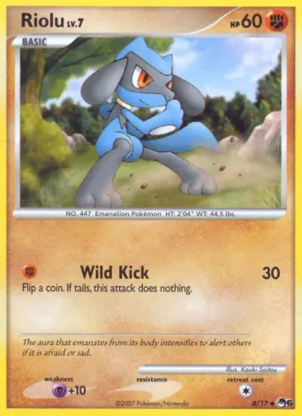Riolu Pokémon card #8