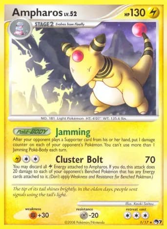 Ampharos Pokémon card #1