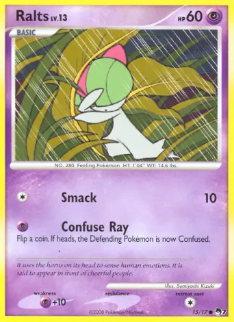 Ralts Pokémon card #15