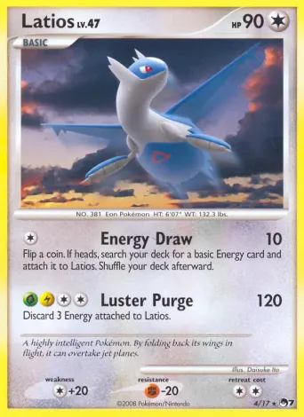 Latios Pokémon card #4