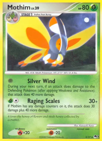 Mothim Pokémon card #5
