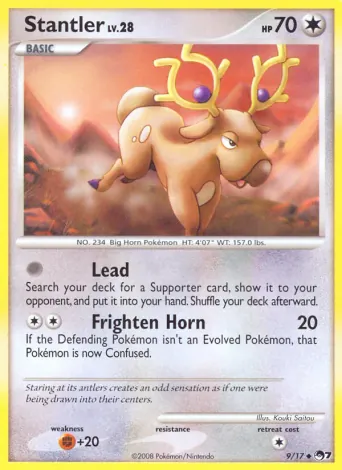 Stantler Pokémon card #9