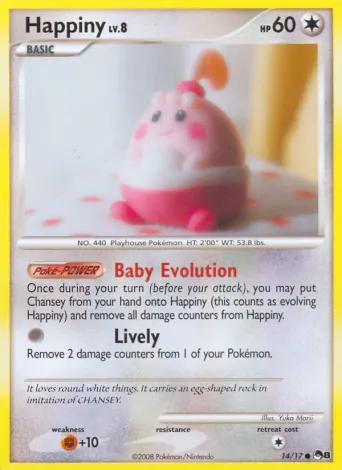 Happiny Pokémon card #14