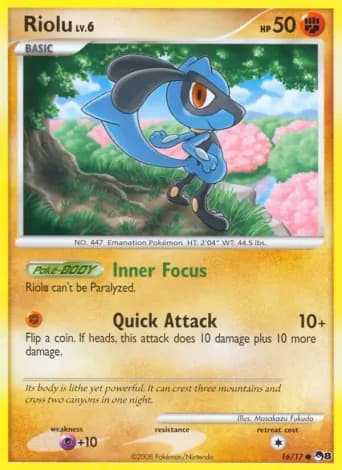 Riolu Pokémon card #16