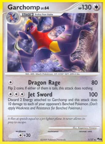 Garchomp Pokémon card #1