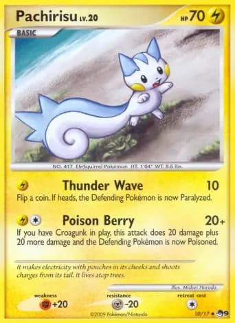 Pachirisu Pokémon card #10