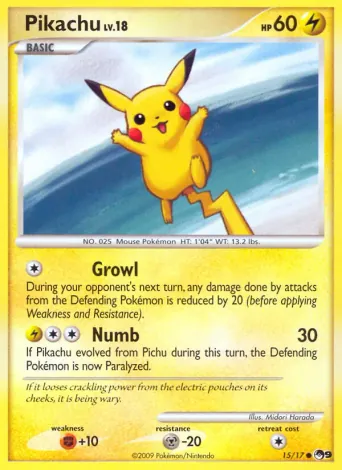 Pikachu Pokémon card #15