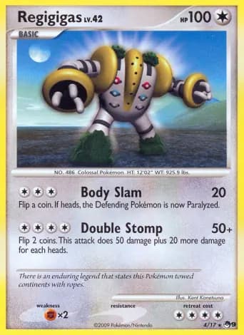 Regigigas Pokémon card #4