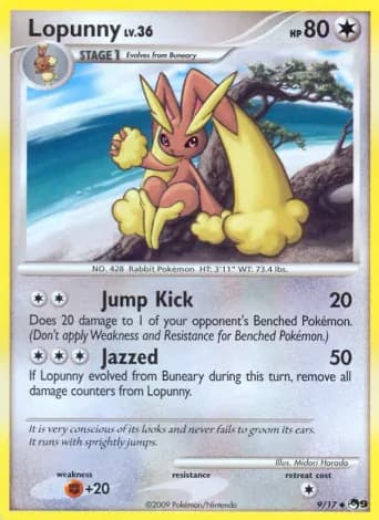 Lopunny Pokémon card #9