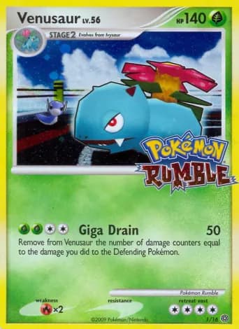 Venusaur Pokémon card #1