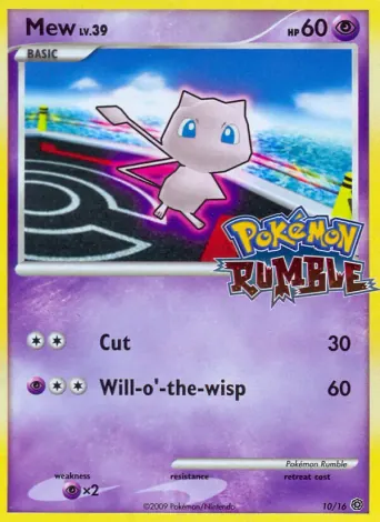 Mew Pokémon card #10