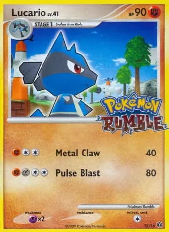 Lucario Pokémon card #12