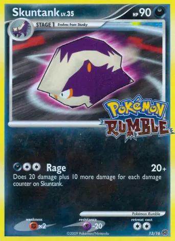 Skuntank Pokémon card #13