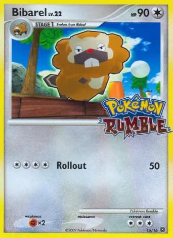 Bibarel Pokémon card #16