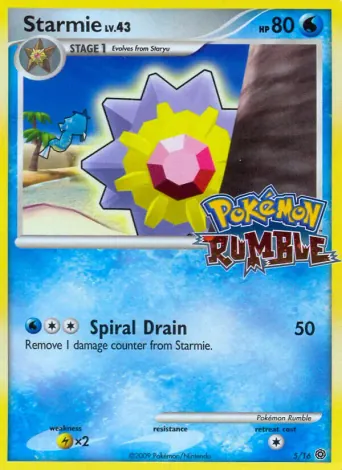 Starmie Pokémon card #5