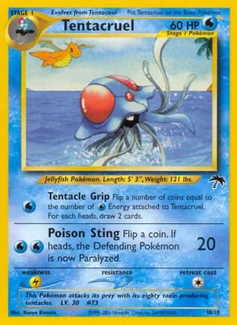 Tentacruel Pokémon card #10