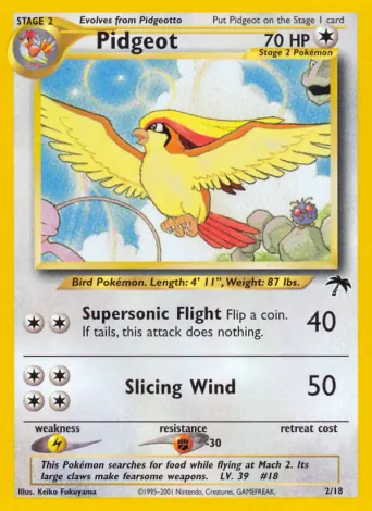 Pidgeot Pokémon card #2