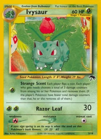 Ivysaur Pokémon card #5