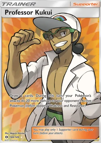 Professor Kukui Pokémon card #148