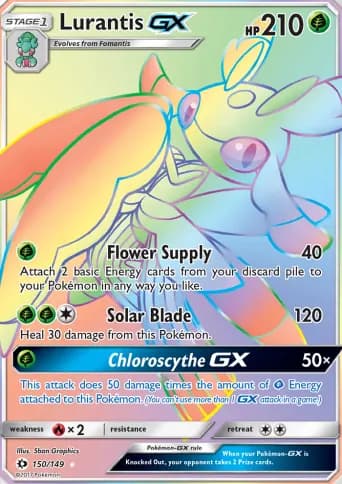 Lurantis GX Pokémon card #150