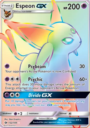 Espeon GX Pokémon card #152