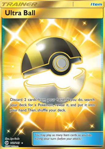 Ultra Ball Pokémon card #161