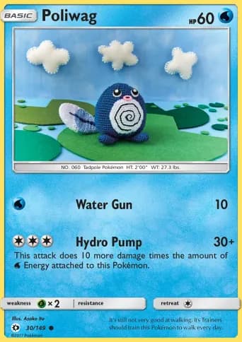 Poliwag Pokémon card #30