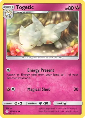 Togetic Pokémon card #137