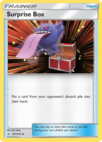 Surprise Box Pokémon card #187