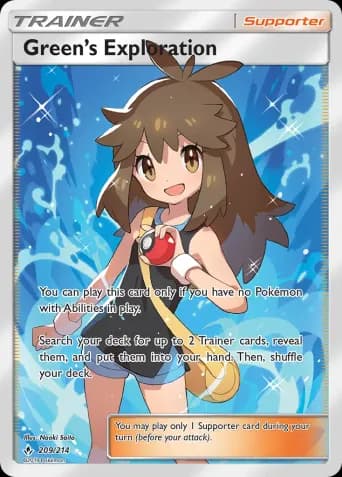 Green’s Exploration Pokémon card #209