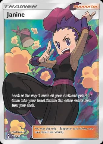 Janine Pokémon card #210