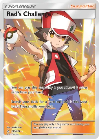 Red’s Challenge Pokémon card #213