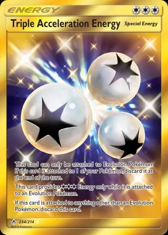 Triple Acceleration Energy Pokémon card #234