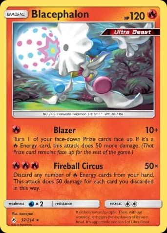 Blacephalon Pokémon card #32