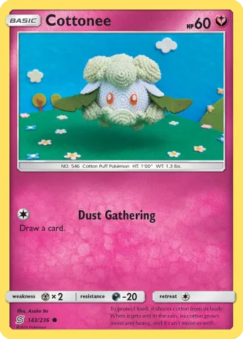 Cottonee Pokémon card #143