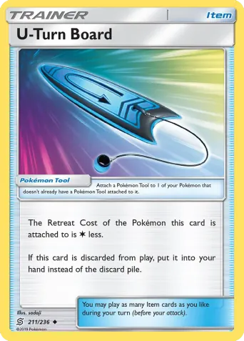 U-Turn Board Pokémon card #211