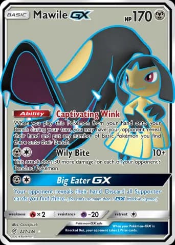 Mawile GX Pokémon card #227